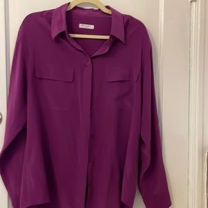 Equipment blouse, medium, silk